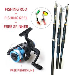 Spinning Rods New Lure Fishing Reels Reel Fish Tackle Rod And Carbon Frp Ocean Rock Line As Gift Drop Delivery Sports Outdoors Otwp4