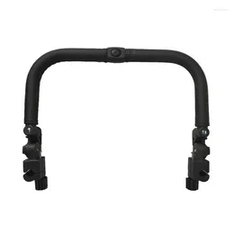 Stroller Parts Baby Strollers Replacement Part Armrest PU Leather Bumper Bar Angles Adjust Front Handrail For Pram Pushchair 066B