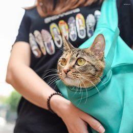 Cat Carriers Pet Carrier Adjustable Backpack Outdoor Travel Pets Products Pad Bags For Cats Supplies