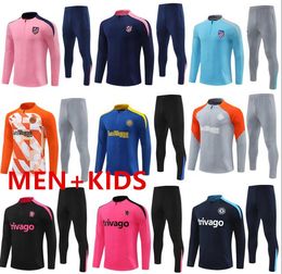 24/25adult male and kids Madrid tracksuit chandal futbol soccer Training suit 23 24 Atletico tracksuits set men camiseta de football jacket