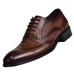 Dress Shoes Quality Oxford Footwear Men's Formal Retro Casual Leather Banquet Party Men Zapatos Hombre Vestir