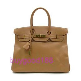AAbirdkin Delicate Luxury Designer Totes Bag 35 Handbag Calf Leather Beige Natural Hand Womens Women's Handbag Crossbody Bag