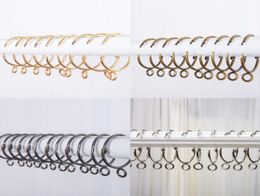 Open Curtain Ring Window Curtain Hooks Accessories Metal Hanging Ring Curtains Clips Tools 38mm Curtain Hook6449563