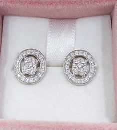 White Gold Diamonds Earrings Stud Bear Jewellery 925 Sterling Fits European Jewellery Style Gift Andy Jewel 5110230006802284