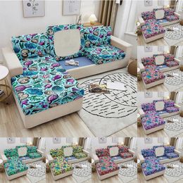 Chair Covers Shell Stretch Sofa Seat Cushion Cover For Living Room Conch Pattern Slipcover Elastic Couch Furniture Protector 1-4