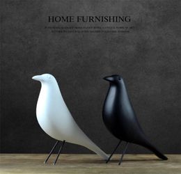 Big Size Resin Birds Figurine Home Furnishing Decoration Craft Fengshui Wedding Gift Peace Statue Home Office Desk Mascot T2003312223036