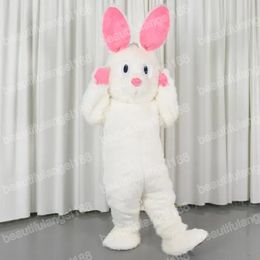 2024 High Quality Plush Easter Rabbit Mascot Costume halloween Carnival Unisex Adults Outfit fancy costume Cartoon theme fancy dress for Men Women