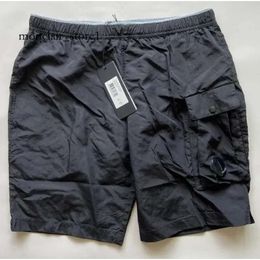 Short Cp Europe Designer One Lens Pocket Pants Cp Casual Dyed Beach Short Pant Sweatshorts Swim Shorts Outdoor Jogging Tracksuit Size M-Xxl Black Cp Companie 495