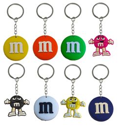 Charms Chocolate Bean 18 Keychain Boys Keychains Cute Sile Key Chain For Adt Gift Keyrings Bags Keyring Suitable Schoolbag Kids Party Otkmq