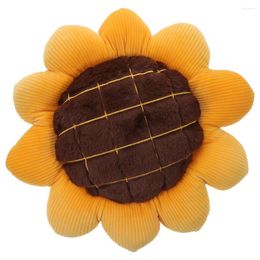 Pillow Sunflower Decor Soft Throw Pillows Cute Bed Flowers Chair Back Decorative Cloth Aesthetic Bedroom Floor Shape