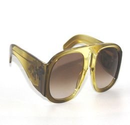 WholeLuxury OVERSIZE RUNWAY GLASSES With original boxe BLACK 0152 brand Designer Sunglasses With original boxes For Women Rou6405378