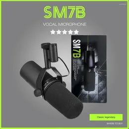 Microphones SM7B Cardioid Dynamic Microphone 7B Studio Selectable Frequency Response For Live Stage Recording Podcasting