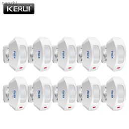 Alarm systems KERUI wireless curtain infrared detector window PIR motion sensor 433MHz wireless GSM TN home safety alarm system WX