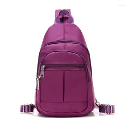 Backpack Women Waterproof Nylon Small Lady Girl Shoulder Bags Multifunction Female Chest Bag Travel Bagpack Schoolbag