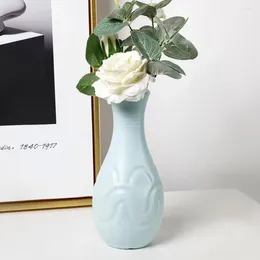 Vases Flower Vase Classical Ornamental Elegant Imitation Glaze Modern Home Supply