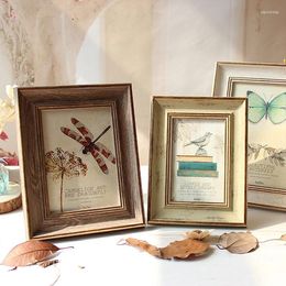 Frames 4x6 Inch Picture Farmhouse Rustic Vintage Distressed Wood Grain Po Frame With Tempered Glass For Table Top And Wall