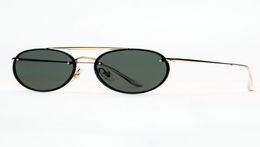Fashion Round sunglasses blaze double bridge Sunglass UV Protection Sun Glasses for mens sunglasses women with Leather case4664319
