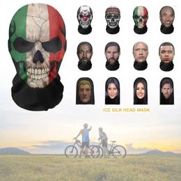 Cycling Caps Funny Seamless Face Mask Ice Silk Head Scarf 3D Dust Cover Riding Bandana Celebrity Sunscreen