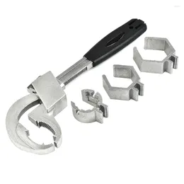 Universal Adjustable Multifunctional Wrench Bathroom Faucet Repair Tool With Secure Grip And Spring Adjustment