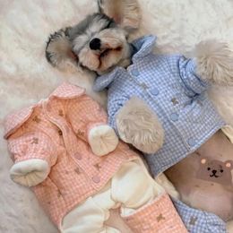 Dog Apparel Pet Four-legged Cotton Coat Thickened Pomeranian Poodle Small Puppy Yorkshire Schnauzer Teddy Bichon Clothes
