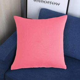 Pillow Stylish Cover Waterproof Pillowcase Outdoor With Zipper Closure Solid Colour Throw For Sofa