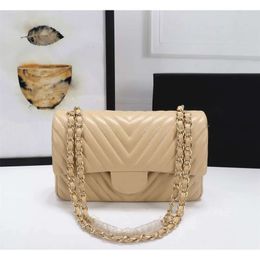 High Quality bags 5a classic designer womens handbag Genuine Leather Shoulder Chain Bag Flap Women Bags Solid Hasp Square Stripes