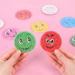 Party Favour 10pcs/bag Smile Maze Rolling Ball Educational Toys For Kids Birthday Favours Classroom Prizes Goodie Fillers Pinata Gift