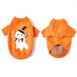 Dog Apparel Costume For Halloween Decor Sweater Pumpkin Puppy Fall Clothes Small Medium Cat Pussy Warm Cloths Accessories