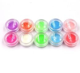 Small acrylic container concentrate 710 plastic storage jars Huge Stock 5ml silicone straw tobacco storage4272752