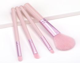 Pink Makeup Brush 4pcs Set Soft Hair Cosmetics Brushes for Powder Blusher Foundation Face Eye shadow Cosmetic Make Up brushes beau9267680
