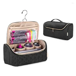 Storage Bags Hair Curler Bag Portable Dryer Hanging Cosmetic Toiletries Accessories