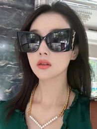 Designer Saint Sunglasses Wind Black Large Square Net Popular Girl Face Slimming Sun Protection