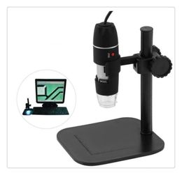 Whole Popular Practical Electronics USB 8 LED Digital Camera Microscope Endoscope Magnifier 50X1000X Magnification Measure2390894