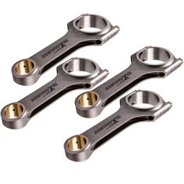 maXpeedingrods 4340 Forged H-Beam Connecting Rods+ARP2000 Bolts For BMW M10 Engine 135mm Conrod Con Rod Bielle x4 New