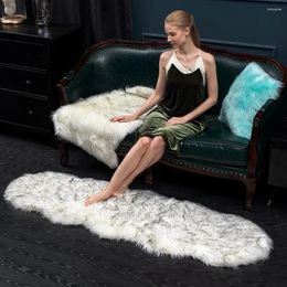 Carpets Imitation Wool Long Carpet High Quality Plush Rug Living Room Decorative Floor Mat Bedside Non-slip And Wear-resistant