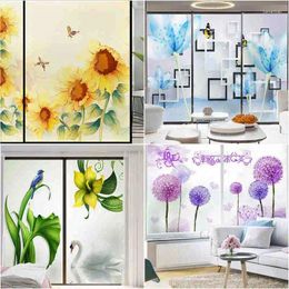 Window Stickers Frosted Decorative Anti-peep Glass Light-transmitting Bathroom Anti-light Shading Paper