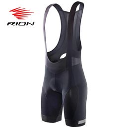 RION Cycling Bibs Shorts Mountain Bike Breathable Mens Padded Bike Tights Triathlon Man Pro Licra Bicycle Shorts MTB Clothes 240513