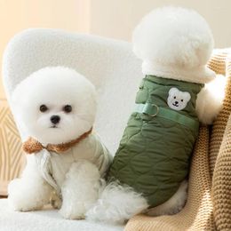 Dog Apparel Puppy Vest Winter Autumn Warm Sweater Cat Cute Desinger Harness Small Soft Clothes Pet Jacket Chihuahua Yorkshire Poodle