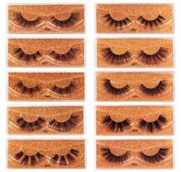 Whole 3D Faux Mink Eyelashes Wispy Eyelash Extension Make Up Tools Natural Long Lashes Soft Lash For Beauty3676442