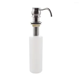 Liquid Soap Dispenser Brushed Nickel Kitchen Sink Lotion/Soap With BRASS Pump And PP Bottle