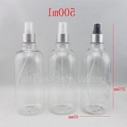 500ml empty brown plastic Fine mist sprayer pump bottles ,500cc PET Sprayer Bottle Plastic Container Spray Bottles Mmjeo