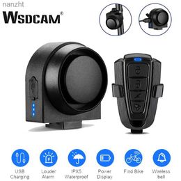 Alarm systems Wsdcam bicycle vibration alarm wireless motorcycle alarm USB charging safety vibration warning alarm system bicycle loss prevention reminder WX