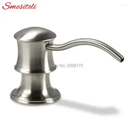 Liquid Soap Dispenser High Quality Solid Brass 5 Yr Warranty 360 Swivel Kitchen Sink With Copper Pump In Brushed Nickel Sturdy