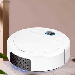 Robotic Vacuums 3-in-1 wireless robot mop machine with UV light mini intelligent cleaning robot USB charging 1200mAh for pet hair floor carpet WX