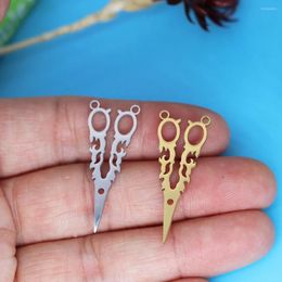 Pendant Necklaces 3pcs/lot Handmade Scissors For Jewelry Making Fit Charm Bracelet Necklace Stainless Steel DIY Crafts Supplier
