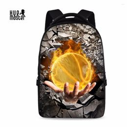 Backpack Creative Basketball Printing Casual Backpacks Woman Laptop Bagpack Travel Mochilas Escolares