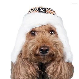 Dog Apparel Cat Hats Pet Winter Warm Hat With Adjustable Elastic Band Christmas Dress Up Costume For Small Medium Dogs