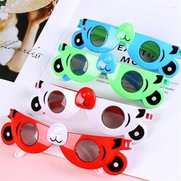 Party Favour 5Pcs Cute Cartoon Panda Folding Glasses Sunglasses Kids Birthday Gift Baby Shower Favours Guest Pinata Christmas Prop