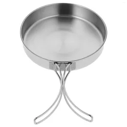 Pans Outdoor Pan Cooking Utensil Portable Cookware Stainless Steel Non-stick Camping Pots