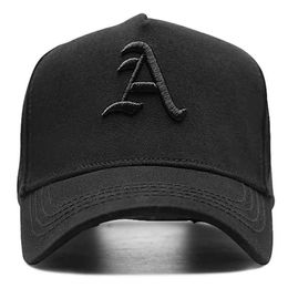 Ball Caps Summer Mens Baseball Hat Letter Embroidered Buckle Hat Cotton Adjustable Hip Hop Hat Sports Truck Hat Sun Hat